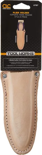 Vista 2 de CLC Custom Leathercraft 767 - Soporte para alicates, 2.5 pulgadas, cuero de grano superior, marrón
