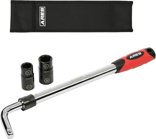 Vista 10 de ARES 70092 - Llave deslizante de 4 vías - Llave deslizante ajustable que proporciona un apalancamiento superior - Se pliega para un almacenamiento