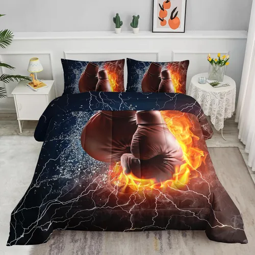 Vista 29 de Juego de edredón para niños Axolotl, tamaño individual, juego de ropa de cama con diseño de autos de carreras para niños, niñas, adolescentes