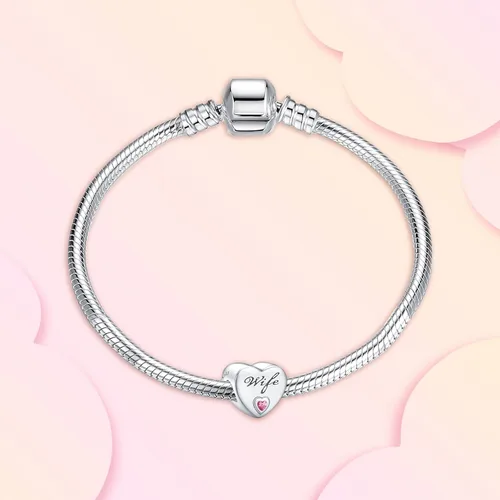 Vista 2 de Annmors Silver Charms for Bracelets 925 Sterling Dragonfly Family Heart Love Dangle for Women Bracelet & Necklace Pendant