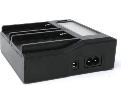 Vista 3 de Wasabi Power Cargador de batería LCD dual para Sony NP-F550 NP-F570 NP-F750 NP-F770 NP-F930 NP-F950 NP-F960 NP-FM55H NP-FM500H NP-QM71 NP-QM91