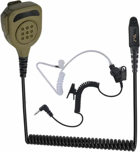 Vista 11 de WODASEN Micrófono de altavoz de radio impermeable Walkie Talkie Micrófono de mano para Retevis Ailunce HD1 RT29 RT47 RT47V RT48 RT82 RT83 RT87 NR30