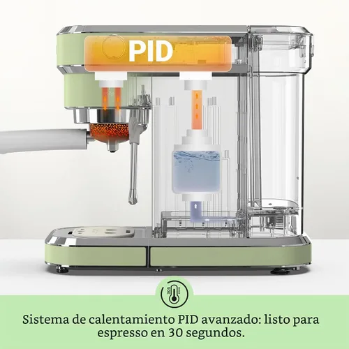 Vista 6 de Laekerrt Máquina de Espresso de 20 Bar Fabricante de Espresso CMEP01 con Espumador de Leche Varilla de Vapor, Máquina de Espresso Profesional