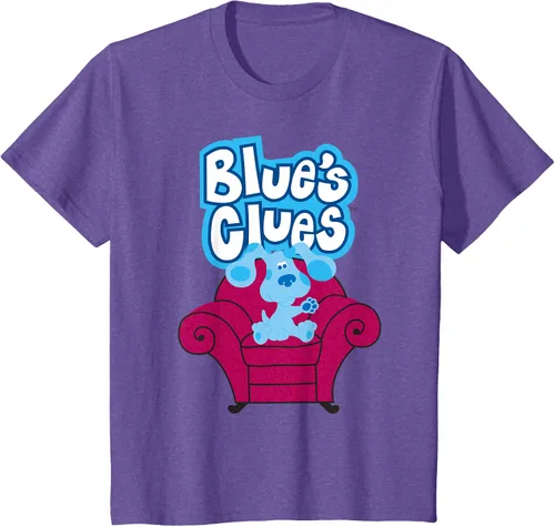 Vista 43 de Camiseta Blue's Clues On Red Sofa Negro