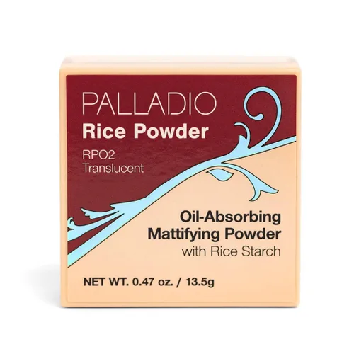 Vista 13 de Palladio, Polvo de arroz suelto que absorbe las hojas de aceite, aspecto y sensación suave, ayuda al maquillaje a durar más tiempo para un aspecto
