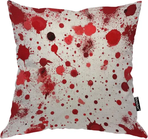 Vista 19 de Moslion Funda de almohada decorativa de perezoso con auriculares, funda de almohada cuadrada de lino y algodón de 18 x 18 pulgadas para sofá cama