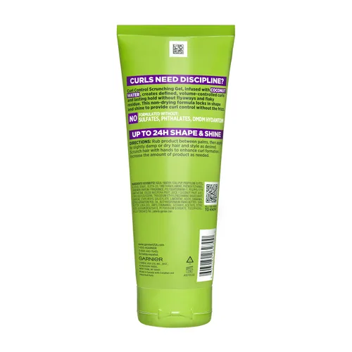 Vista 11 de Garnier Fructis Curl Control Scrunching Gel para el cabello, Curl Jelly para cabello rizado, ondulado y rizado con control de encrespamiento