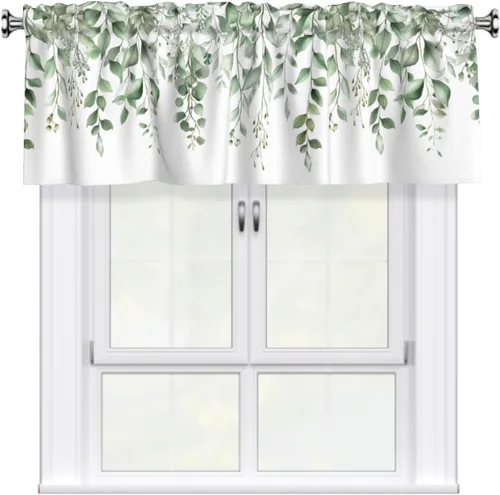 Vista 15 de Cenefa de estrella del oeste de Texas para ventana, rústica, granja, granero, cocina, cenefa de ventana rural vintage con bolsillo para barra