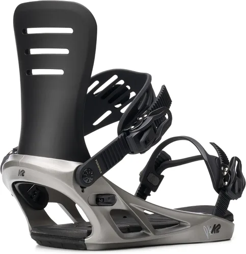 Vista 8 de K2 Formula - Fijaciones de snowboard para hombre, flexible sensible, soporte estable, control fiable, para todo tipo de montaña, estilo libre Negro