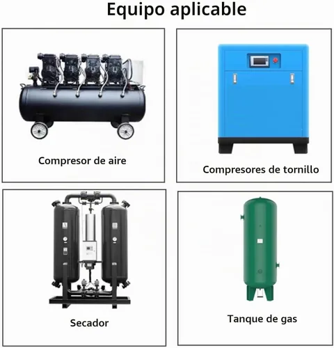 Vista 7 de La válvula de drenaje del compresor de aire G1/2 BSP soporta 2,5 Mpa, drenaje automático mecánico para el condensado del compresor de aire