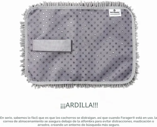 Vista 7 de Pet Parents Forager Tazón de alimentación lenta para perros y alfombrilla de olfateo - SoftSnout, base antideslizante (Bosque 30 cm)