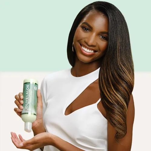 Vista 6 de Originals by Africa's Best Loción hidratante de crecimiento de oliva y aloe, paso final de hidratación, para todo tipo de cabello y texturas, sin