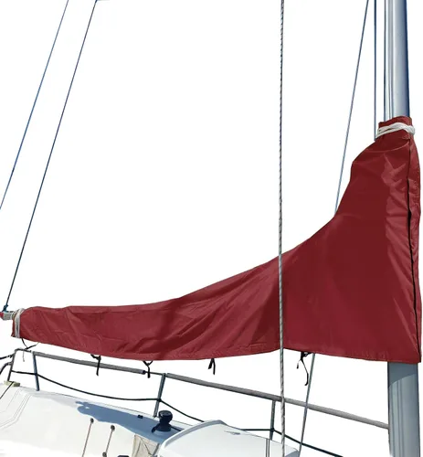 Vista 10 de SavvyCraft Cubierta impermeable de pluma de vela principal, cubierta de vela principal 600D resistente a la intemperie, longitud de pluma de 7 a 8