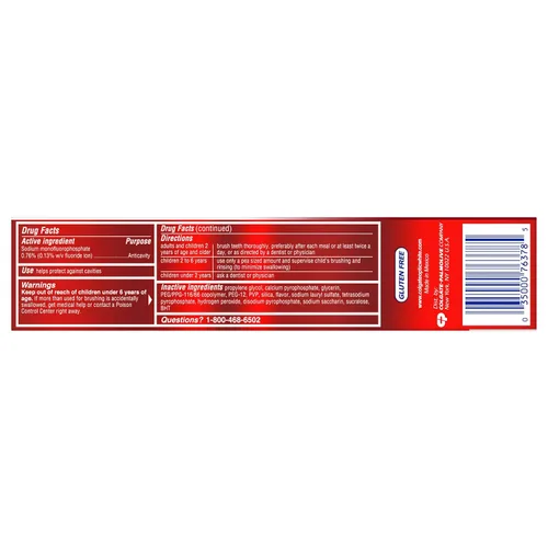Vista 3 de Colgate Optic White – Pasta dental blanqueadora, Menta espumosa, 3 paquete