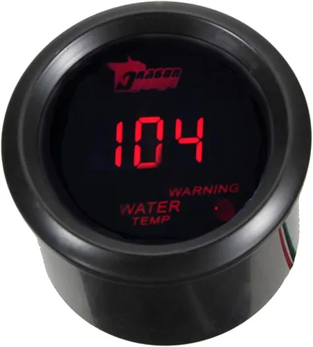 Vista 14 de ESUPPORT Medidor digital de turbo boost para coche de 2" (52mm) con luz LED roja PSI