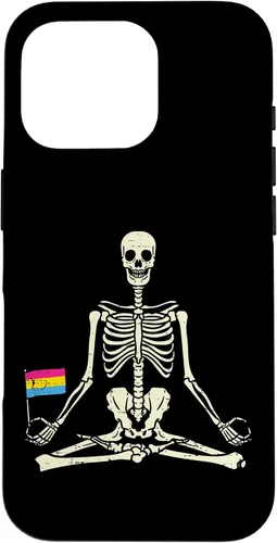 Vista 20 de Skeleton Yoga Pansexual Flag Yogi Asana Pan Pride LGBT Gift Case for iPhone 17
