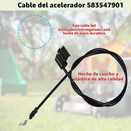 Vista 6 de 583547901 532440385 420941 Componente de repuesto de cable de control de área de cortadora de césped, compatible con cortacésped Husqvarna HU 625AWD
