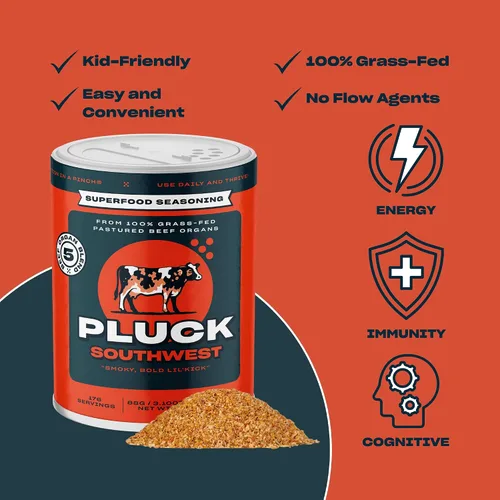 Vista 4 de Pluck Southwest AKA - Condimento picante de mezcla de carne de órgano suave De órganos de carne pastoreados alimentados con pasto y acabados