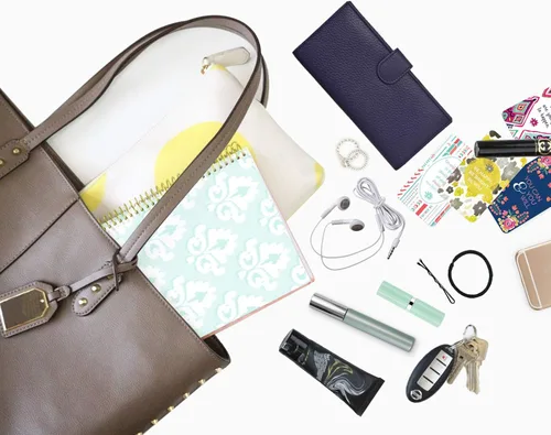 Vista 7 de Carteras de cuero con RFID y bolsillo de chequera para mujer, soporte duplicado de cheques tarjetas y bolígrafos