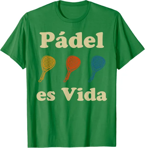 Vista 5 de Padel ES Vida Player Sport Life in Spanish En Espanol Men's T-Shirt