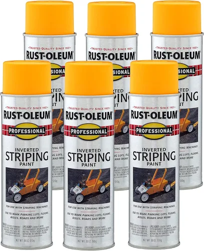Vista 11 de Rust-Oleum 2578838 Pintura en aerosol profesional de rayas invertidas, 18 onzas, color negro