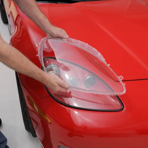 Vista 4 de Topteng Pasajero L+R par de lente de repuesto para 05-13 C6 Corvette