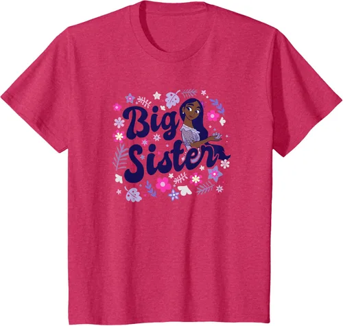 Vista 71 de Disney Encanto Isabela Madrigal Big Sister - Camiseta floral, gris, S Asfalto