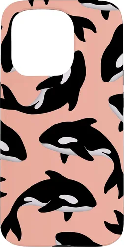 Vista 14 de Orca Whale Ocean Pattern - Carcasa para iPhone 17