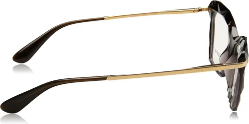 Vista 3 de Dolce & Gabbana Dolce & Gabanna Gafas de gato transparentes para mujer gris, Gris