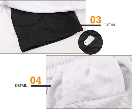 Vista 6 de Surenow - Pantalones cortos de correr para hombre, pantalones cortos 2 en 1 para entrenamiento, de 7 pulgadas, para yoga, deportes al aire libre