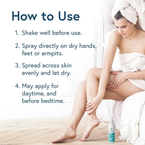 Vista 4 de Creda Fresh - Desodorante antitranspirante para hombres y mujeres, desodorante sin aluminio con lavanda, desodorante de pies de larga duración