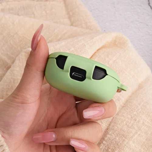 Vista 4 de Compatible con Redmi Buds 4 Lite, funda de silicona suave de ajuste delgado, accesorios para Redmi Buds 4 Lite con llavero para mujeres, niñas
