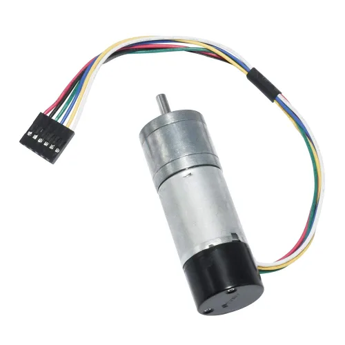 Vista 7 de Motorreductor con codificador CC de 24 V 35RPM para Arduino y impresoras 3D