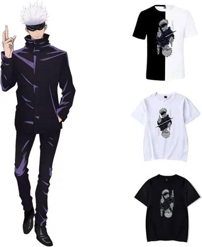 Vista 3 de Anime Mens Womens T-Shirt Short Sleeve Top Shirt Tee