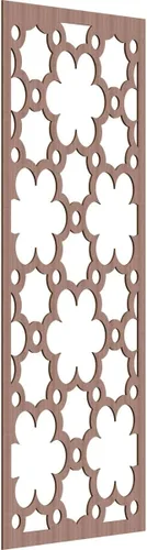 Vista 132 de 9 3/8"W x 24 3/8"H x 1/4"T Southgate Decorativos Paneles De Pared De Madera Calado, Abedul