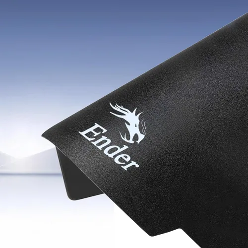 Vista 5 de Placa de construcción Creality Ender 3 2 piezas 235 * 235 mm, cama magnética suave para impresora 3D con revestimiento de PC, tapete para impresora