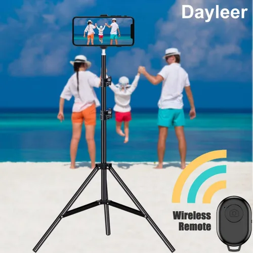 Vista 6 de Trípode para selfie, 65 pulgadas extensible para teléfono celular con control remoto para iPhone 15 14 13 12 11 Pro Max Samsung Galaxy S23 S22 S21
