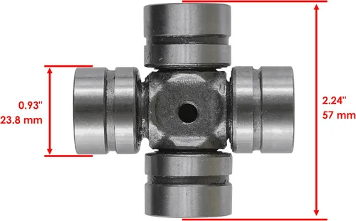 Vista 2 de Caltric Junta en U para eje delantero compatible con Polaris Ranger Xp 700 Efi 4X4 2005-2009