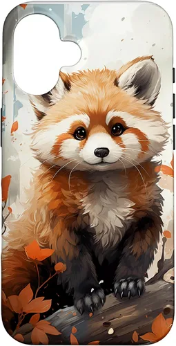 Vista 32 de Cute Red Panda, Red Panda Lover Case for iPhone 17