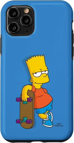 Vista 29 de The Simpsons Bart Simpson - Carcasa para iPhone 17, color azul cielo
