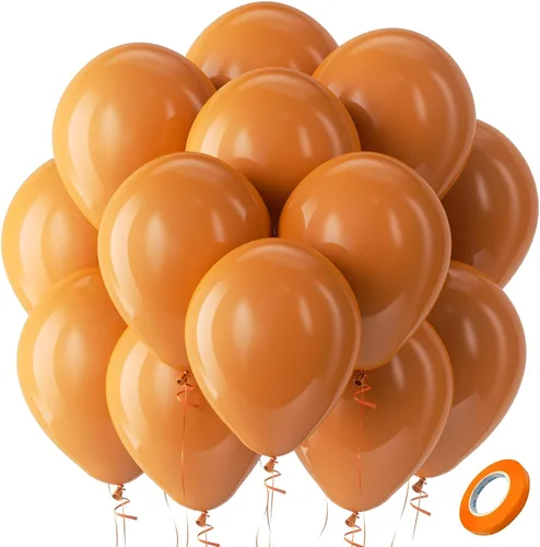 Vista 131 de Bezente Paquete de 150 globos de látex mate color burdeos de 5 pulgadas rojo (07-Red-G42)