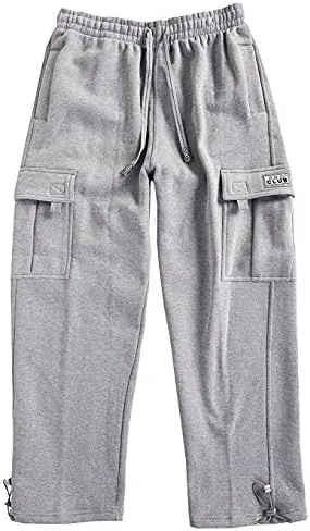 Vista 4 de Pro Club - Pantalones cargo de vellón pesado para hombre
