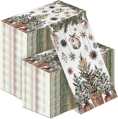 Vista 11 de Glenmal 60 servilletas de papel beige de 2 capas para invitados Servilletas de cóctel desechables para recepción de bodas, 13 x 16 pulgadas