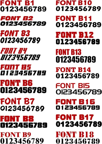 Vista 2 de MxNumbers - Par de calcomanías personalizadas con número de registro de barco, calcomanías de identificación de casco de vinilo marino, juego de 2