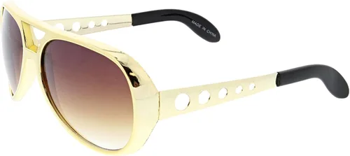 Vista 17 de zeroUV Gafas de sol grandes Elvis King Of Rock & Roll Aviator 2.480 in