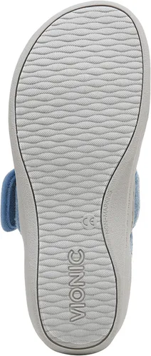 Vista 4 de Vionic Women's Indulge Jackie Flannel Slip On Slipper- Comfortable Spa House Slippers that include Three-Zone Comfort with Orthotic Insole Arch