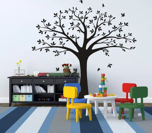 Vista 4 de Tamaño grande árbol de familia Marcos de Fotos pegatina de pared vinilo calcomanía decorativo para pared para la decoración del hogar