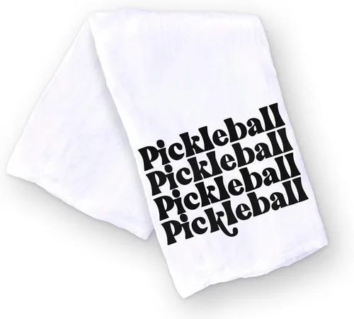Vista 6 de Toalla de cocina divertida, paño de cocina Big Dink Energy Pickleball - Regalo para él o ella - Regalo de Pickleball - Jubilación - Navidad - Día