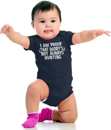 Vista 4 de Brisco Brands Proof Daddy no siempre está cazando mamelucos para bebés niños o niñas
