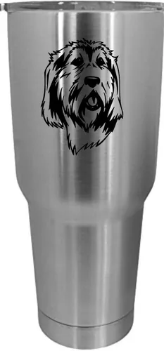 Vista 124 de Cairn Terrier - Vaso grabado con temática de perro, 30 onzas